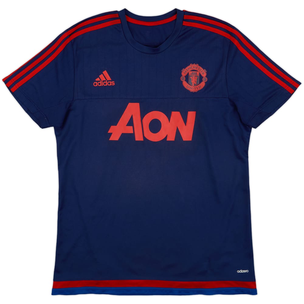 2015-16 Manchester United adizero Training Shirt - 8/10 - (L)