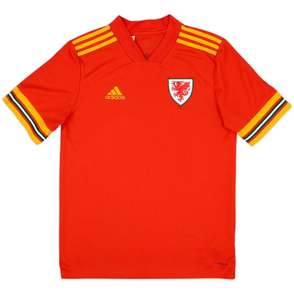 2020-21 Wales Home Shirt - 8/10 - (XL.Boys)