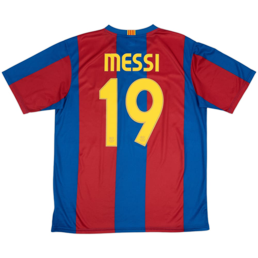 2006-07 Barcelona Basic Camiseta Local Messi #19 - 10/10 - (L)