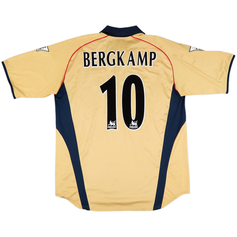 2001-02 Arsenal Away Shirt Bergkamp #10 - 8/10 - (XXL)