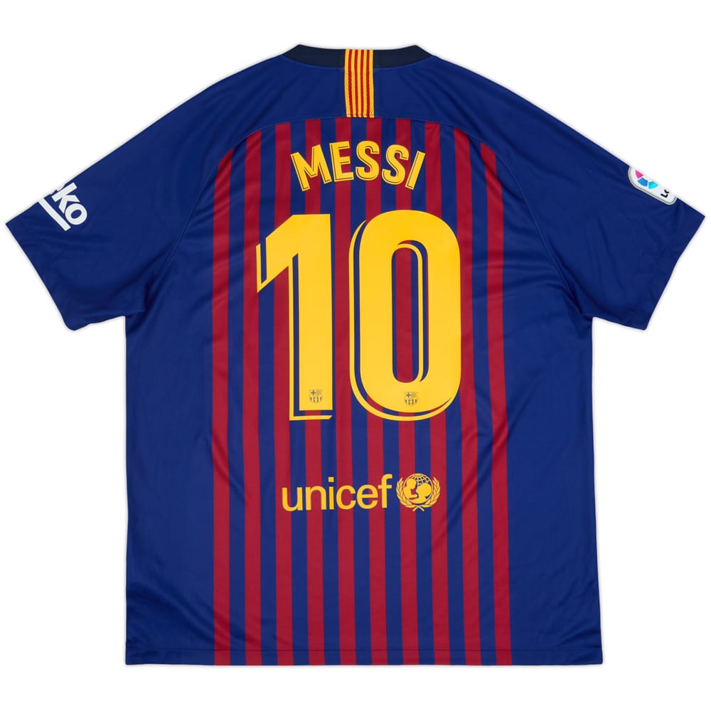 2018-19 Barcelona Camiseta Local Messi #10 - 10/10 - (XL)