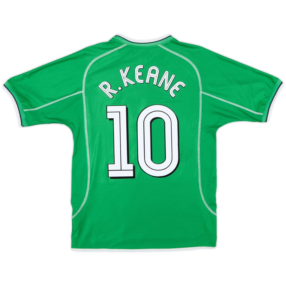 2002-03 Ireland Home Shirt R.Keane #10 - 8/10 - (M)