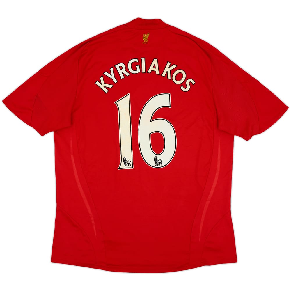2008-10 Liverpool Home Shirt Kyrgiakos #16 - 5/10 - (XL)