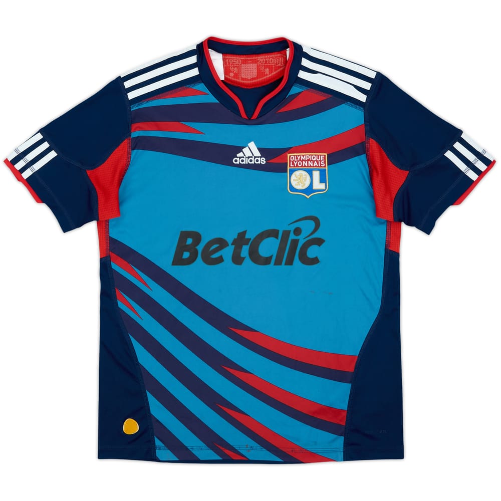 Camiseta de la tercera equipación del Lyon 2010-11 - 5/10 - (Niños XL)