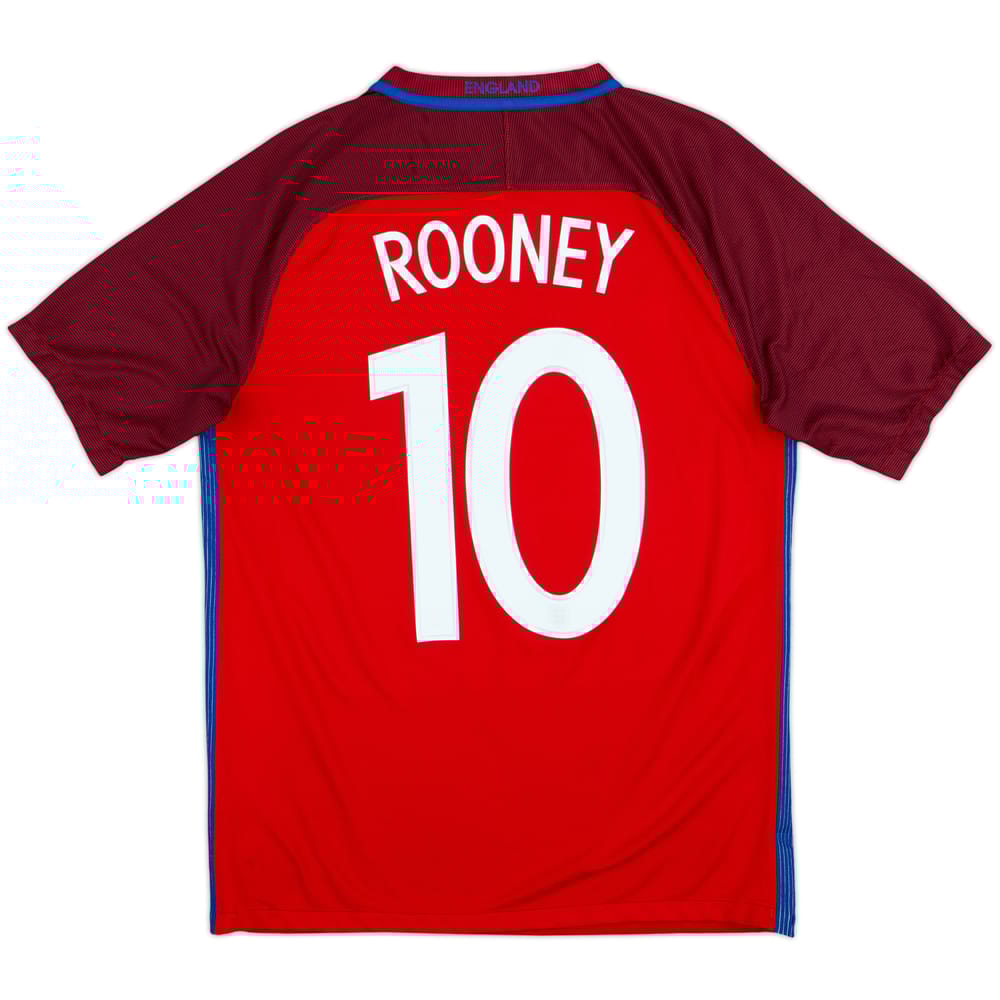 2016-17 England Away Shirt Rooney #10 - 7/10 - (M)