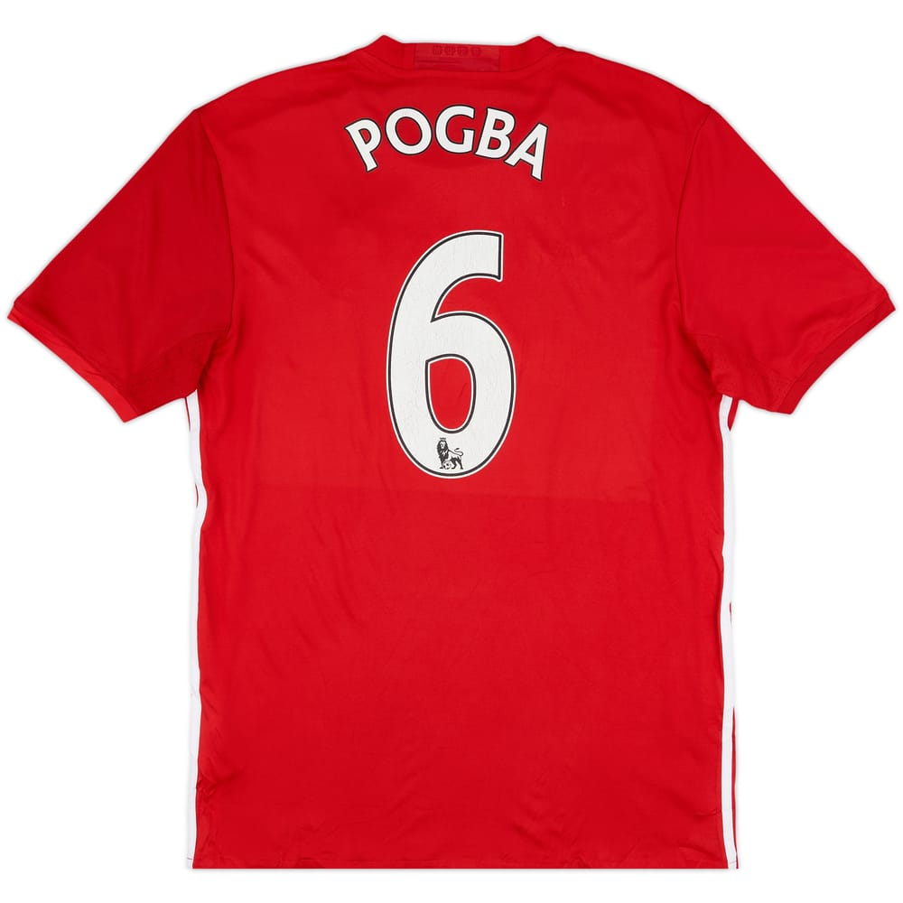 2016-17 Manchester United Home Shirt Pogba #6 - 5/10 - (M)