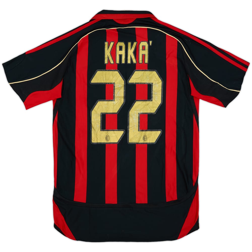 2006-07 AC Milan Home Shirt Kaka #22 - 4/10 - (S)