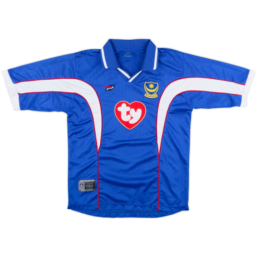 2002-03 Portsmouth Home Shirt - 7/10 - (S)