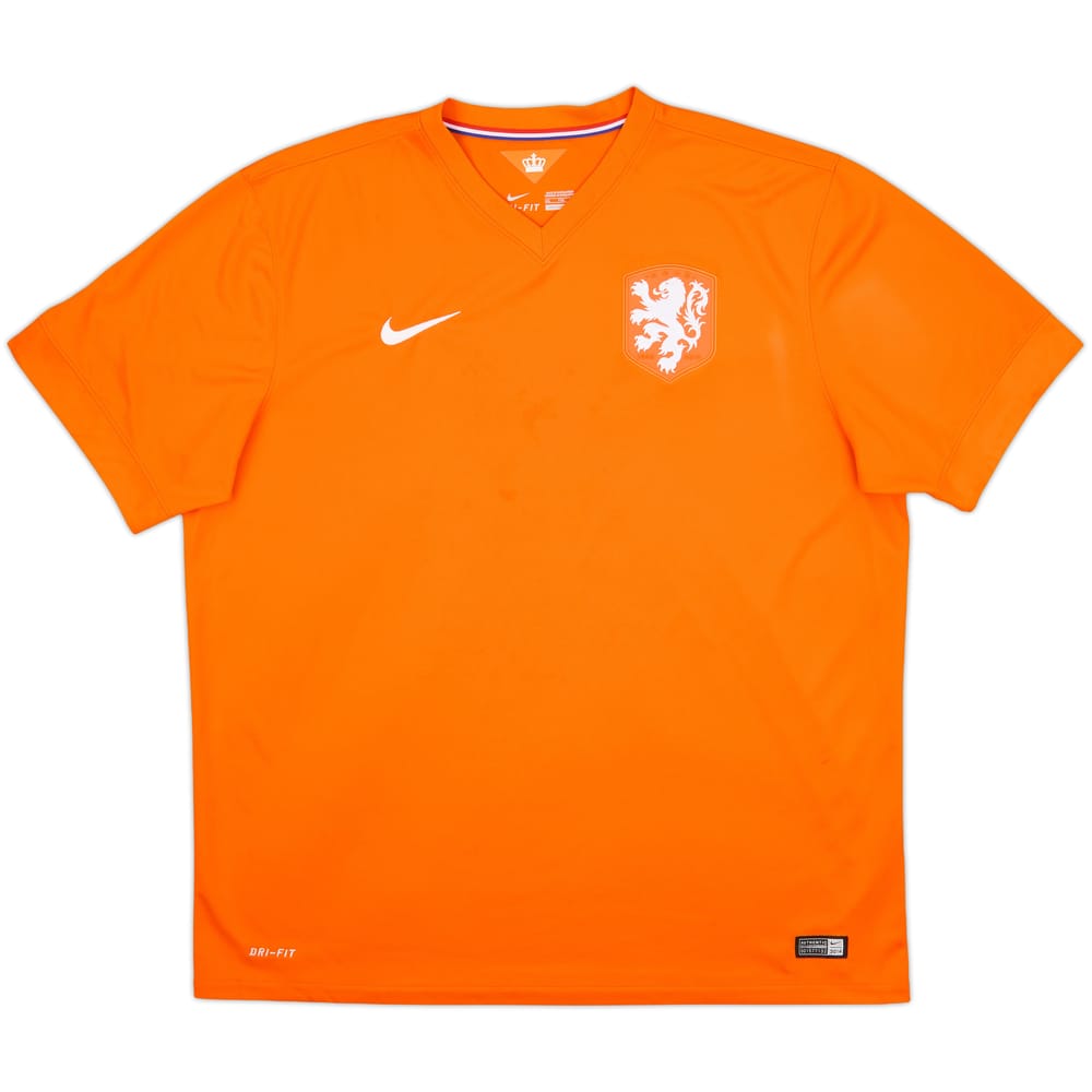 2014-15 Netherlands Home Shirt - 7/10 - (XXL)