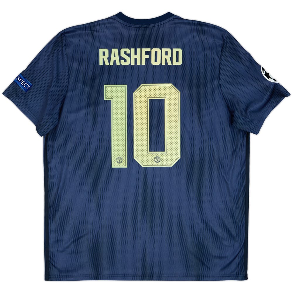 2018-19 Manchester United Third Shirt Rashford #10 - 9/10 - (XXL)