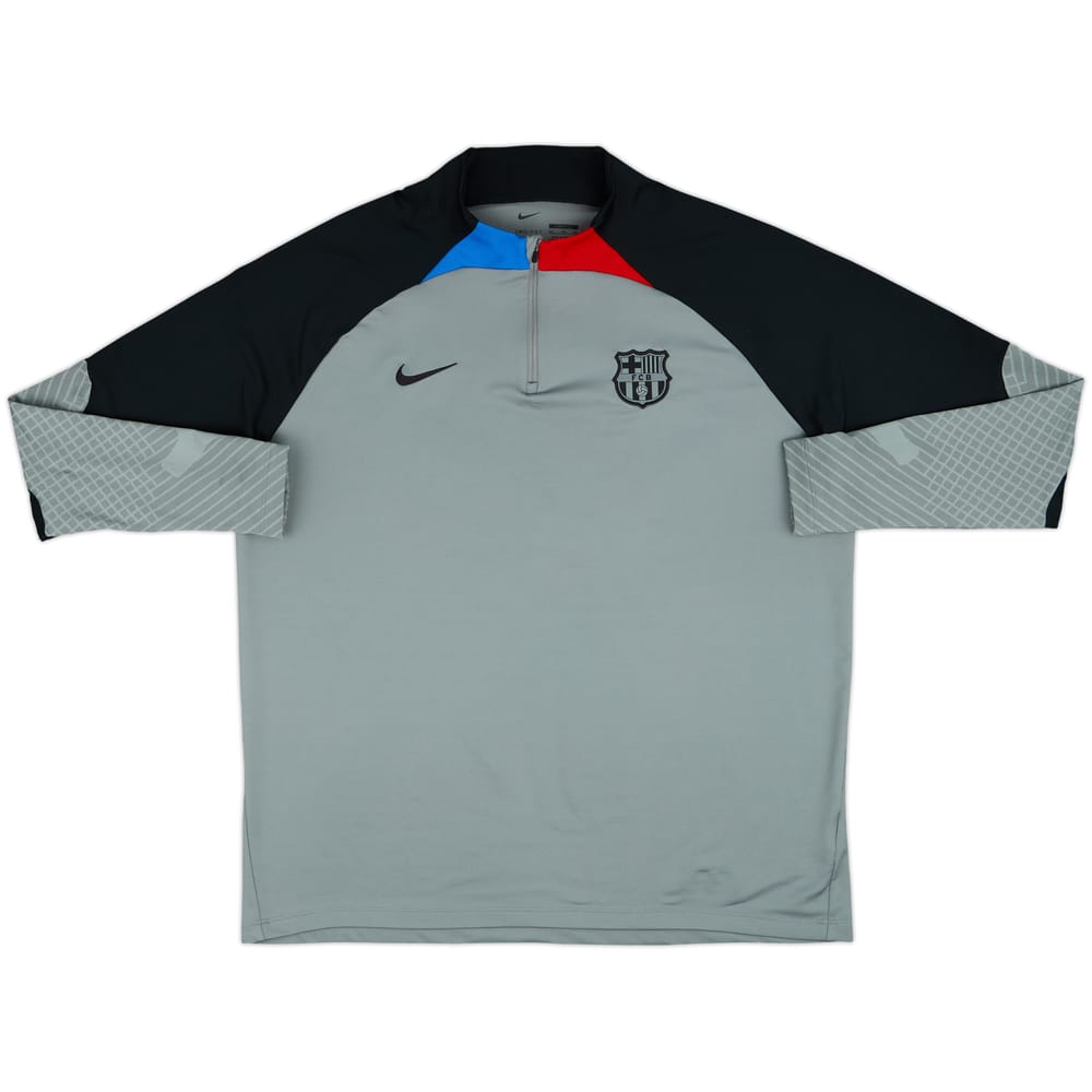 2022-23 Barcelona Nike 1/4 Zip Drill Top - 9/10 - (XXL)