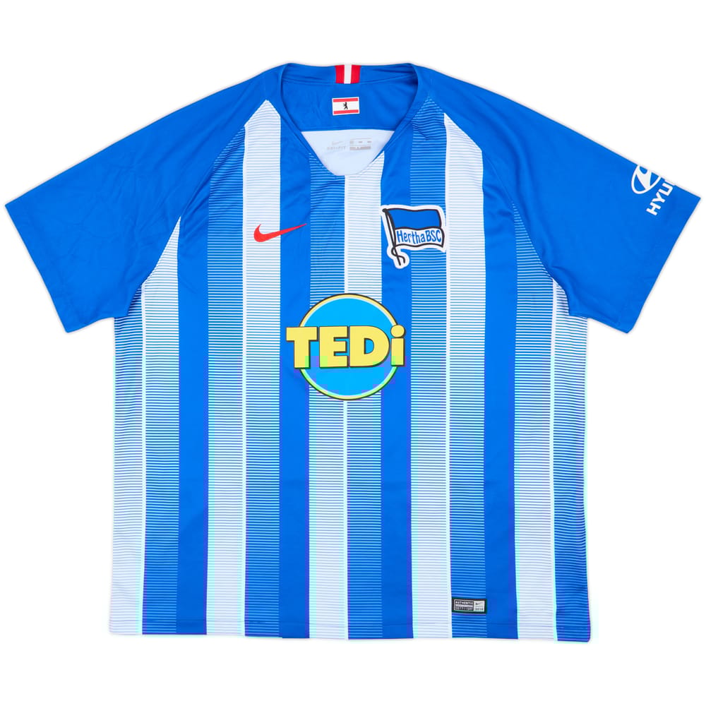 2018-19 Hertha Berlin Home Shirt - 9/10 - (XXL)