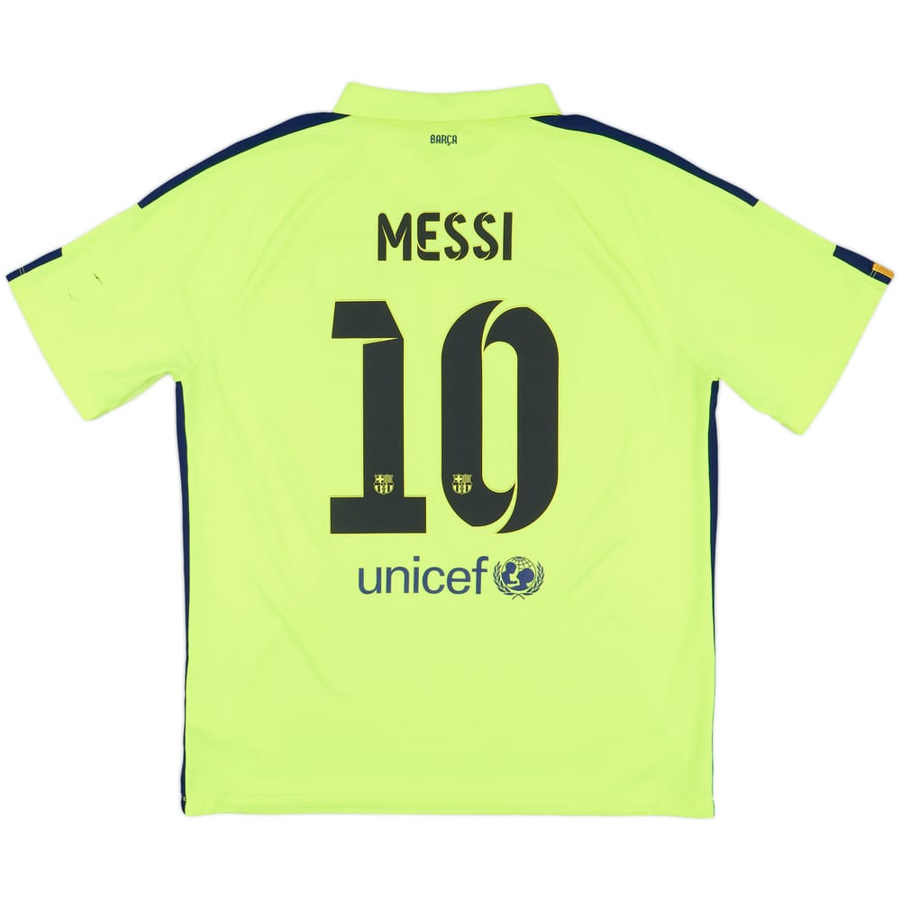 2014-15 Barcelona Third Shirt Messi #10 - 7/10 - (XL)