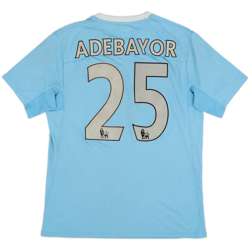 2009-10 Manchester City Home Shirt Adebayor #25 - 5/10 - (M)