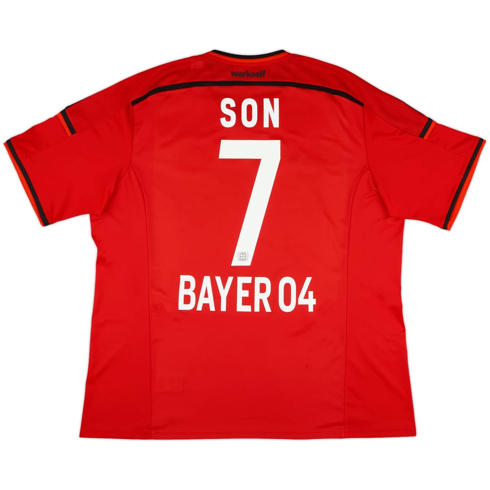 2015-16 Bayer Leverkusen Home Shirt Son #7 - 8/10 - (XXL)