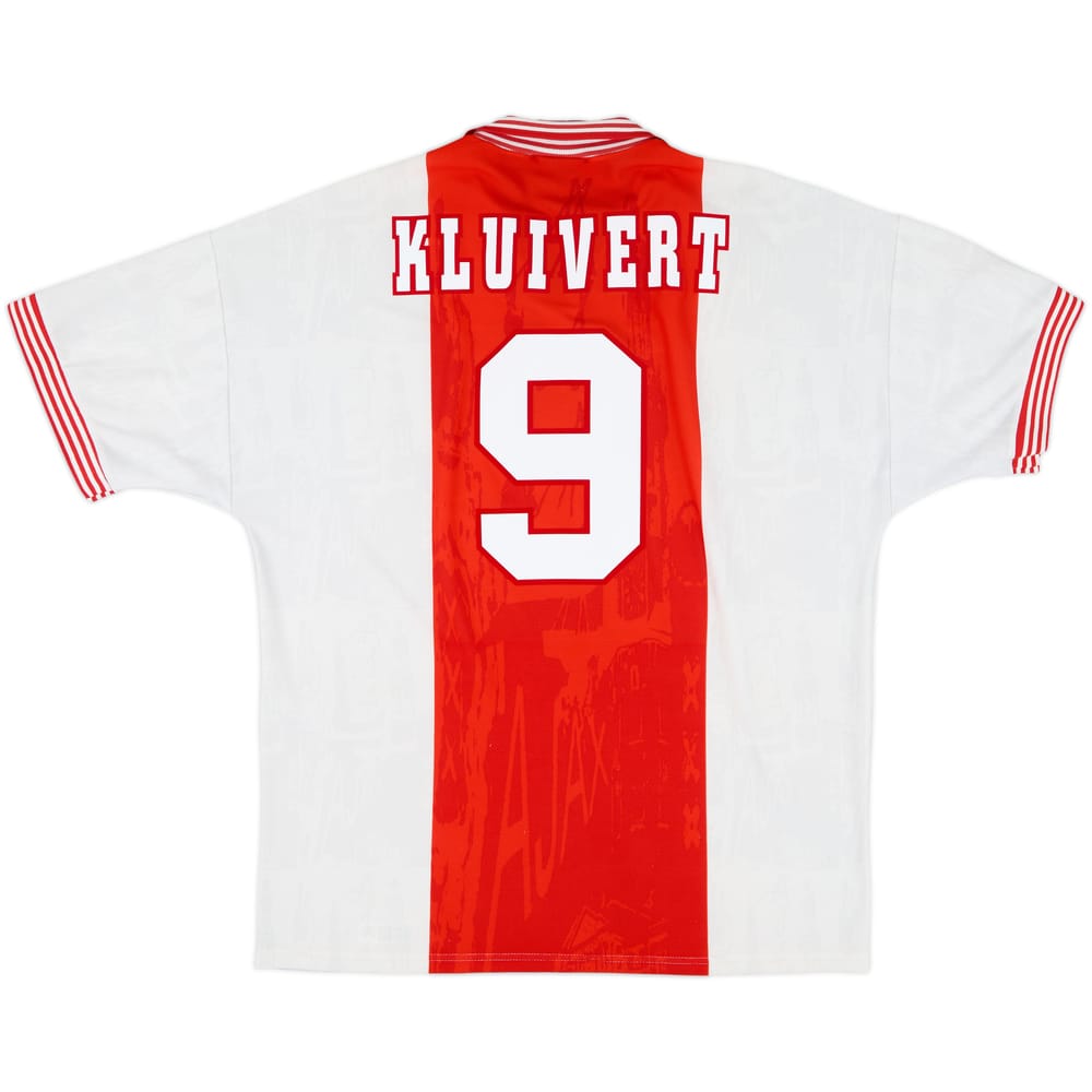 1996-97 Ajax Home Shirt Kluivert #9 - 8/10 - (XL)