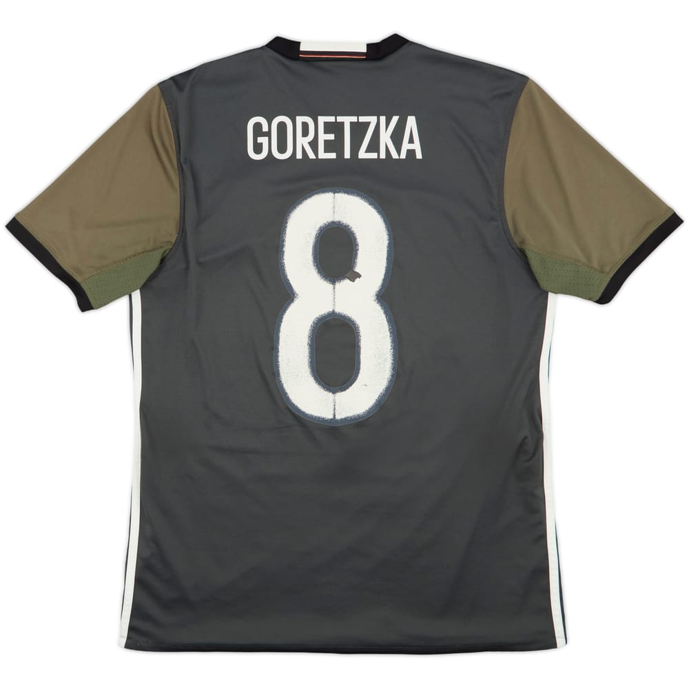2015-17 Germany Away Shirt Goretzka #8 - 6/10 - (M)