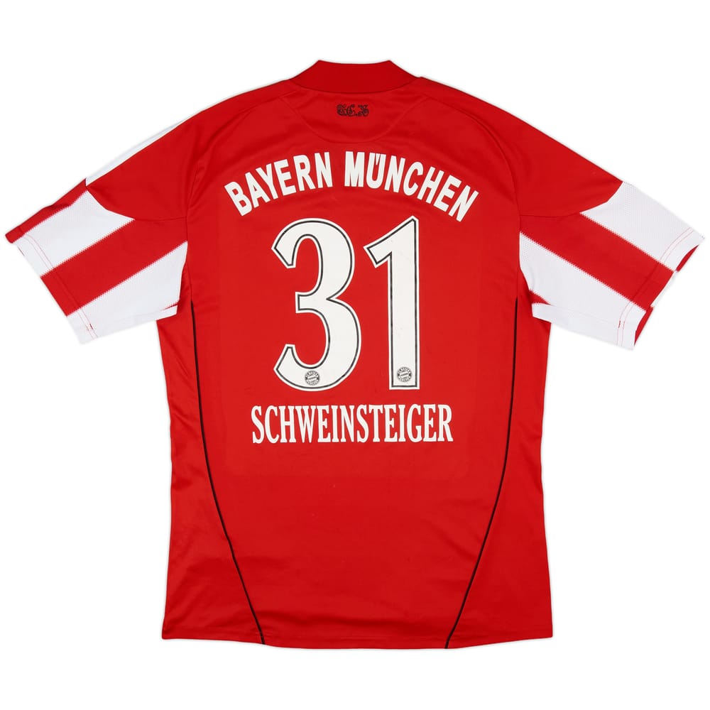2010-11 Bayern Munich Home Shirt Schweinsteiger #31 - 6/10 - (M)
