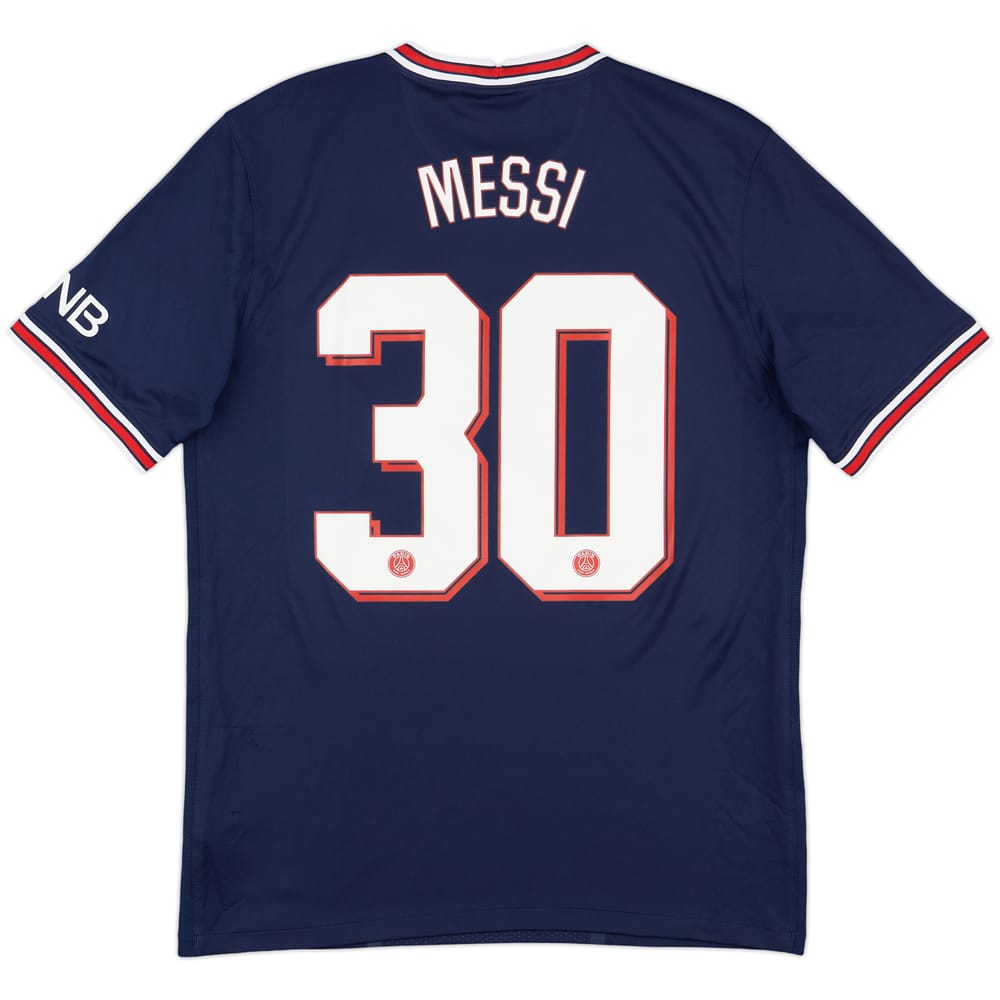 2021-22 Paris Saint-Germain Home Shirt Messi #30 - 9/10 - (M)