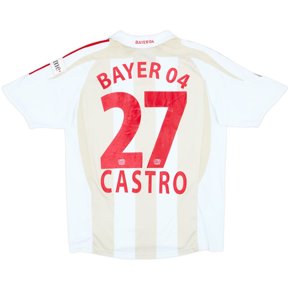 2007-09 Bayer Leverkusen Away Shirt Castro #27 - 6/10 - (XL.Boys)
