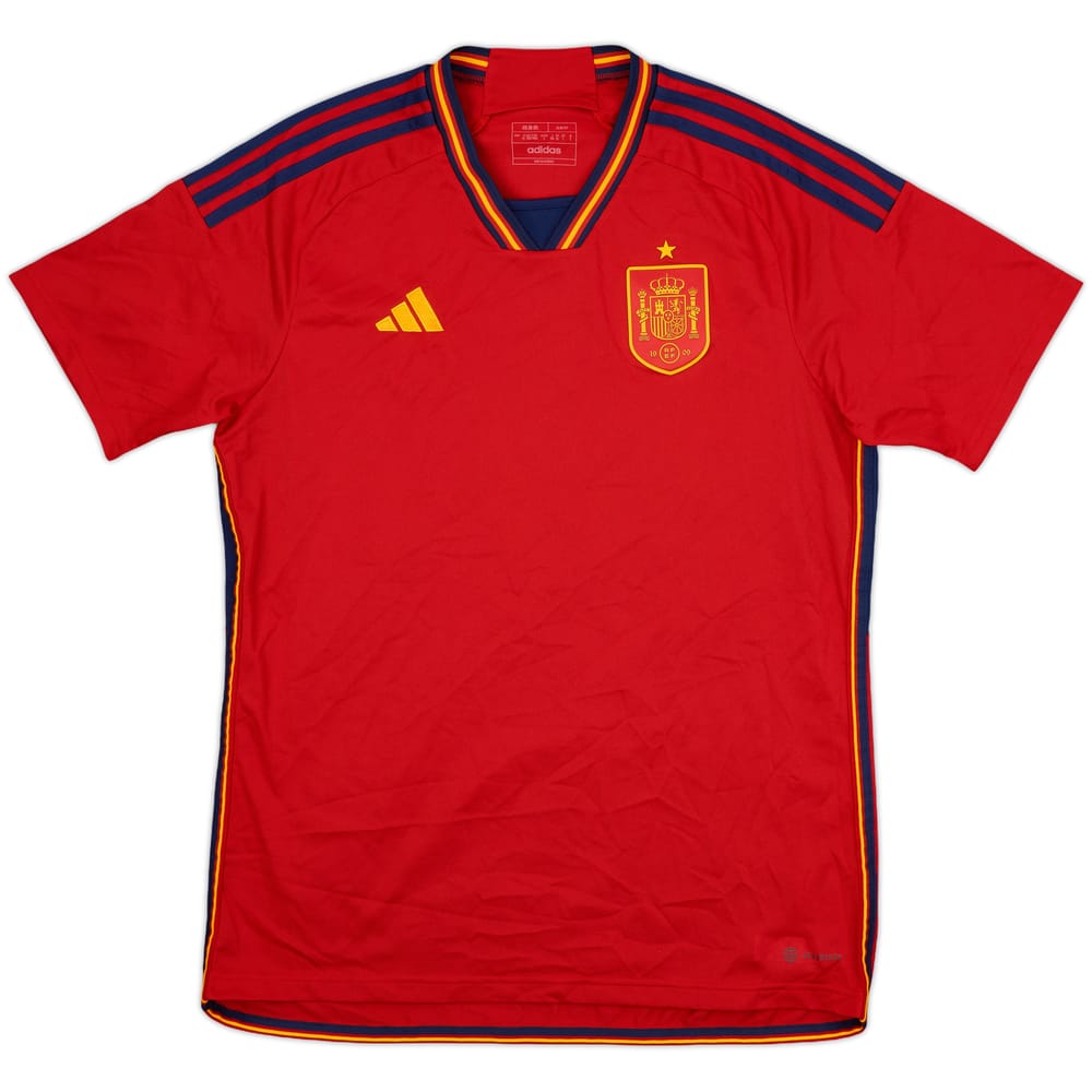 2022-23 Spain Home Shirt - 10/10 - (L)