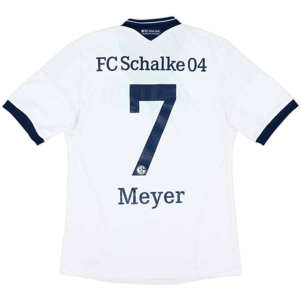 2013-15 Schalke Away Shirt Meyer #7 - 8/10 - (S)
