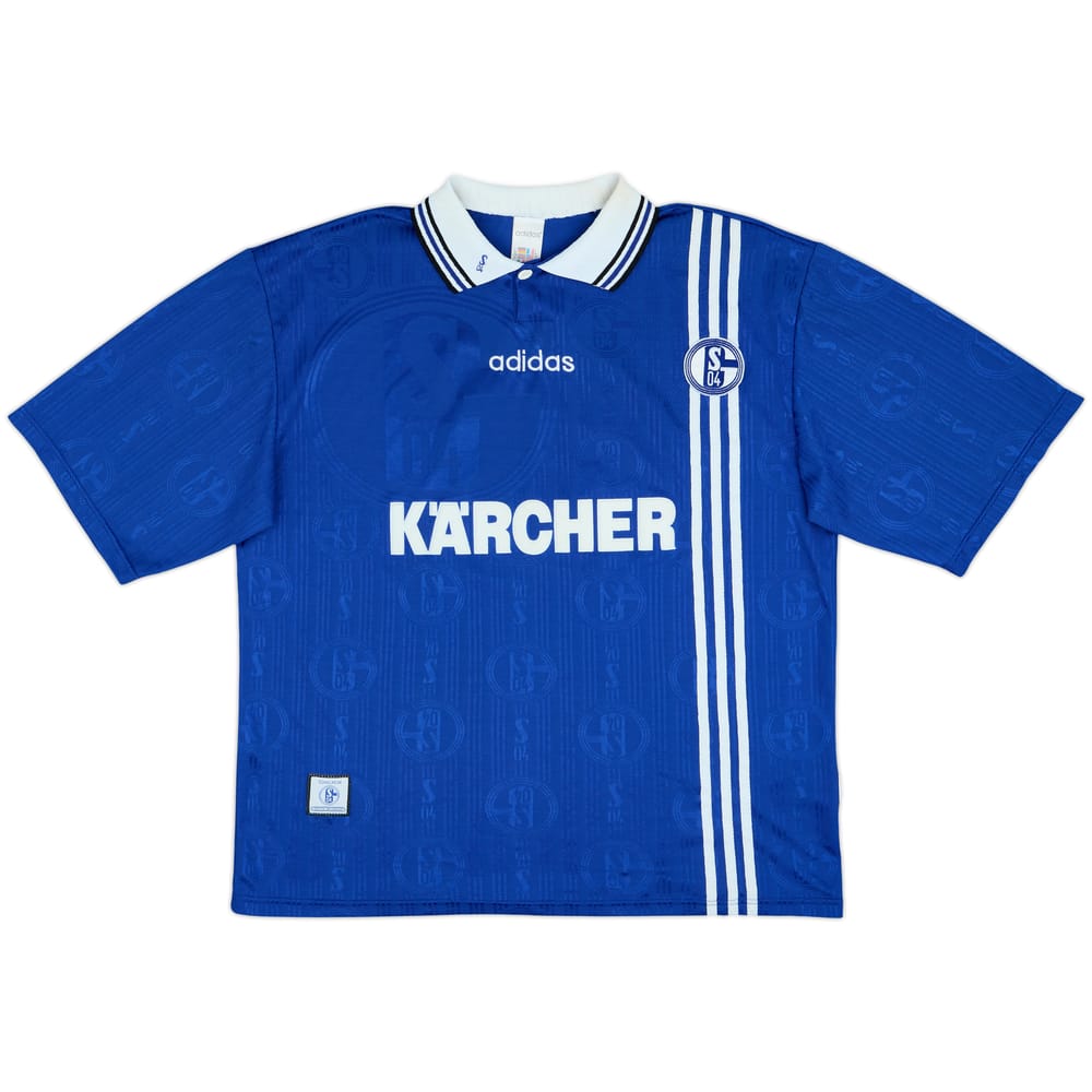 1996-97 Schalke Home Shirt #11 - 7/10 - (XL)