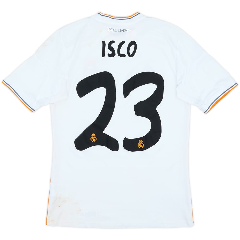 2013-14 Real Madrid Home Shirt Isco #23 - 4/10 - (L.Boys)