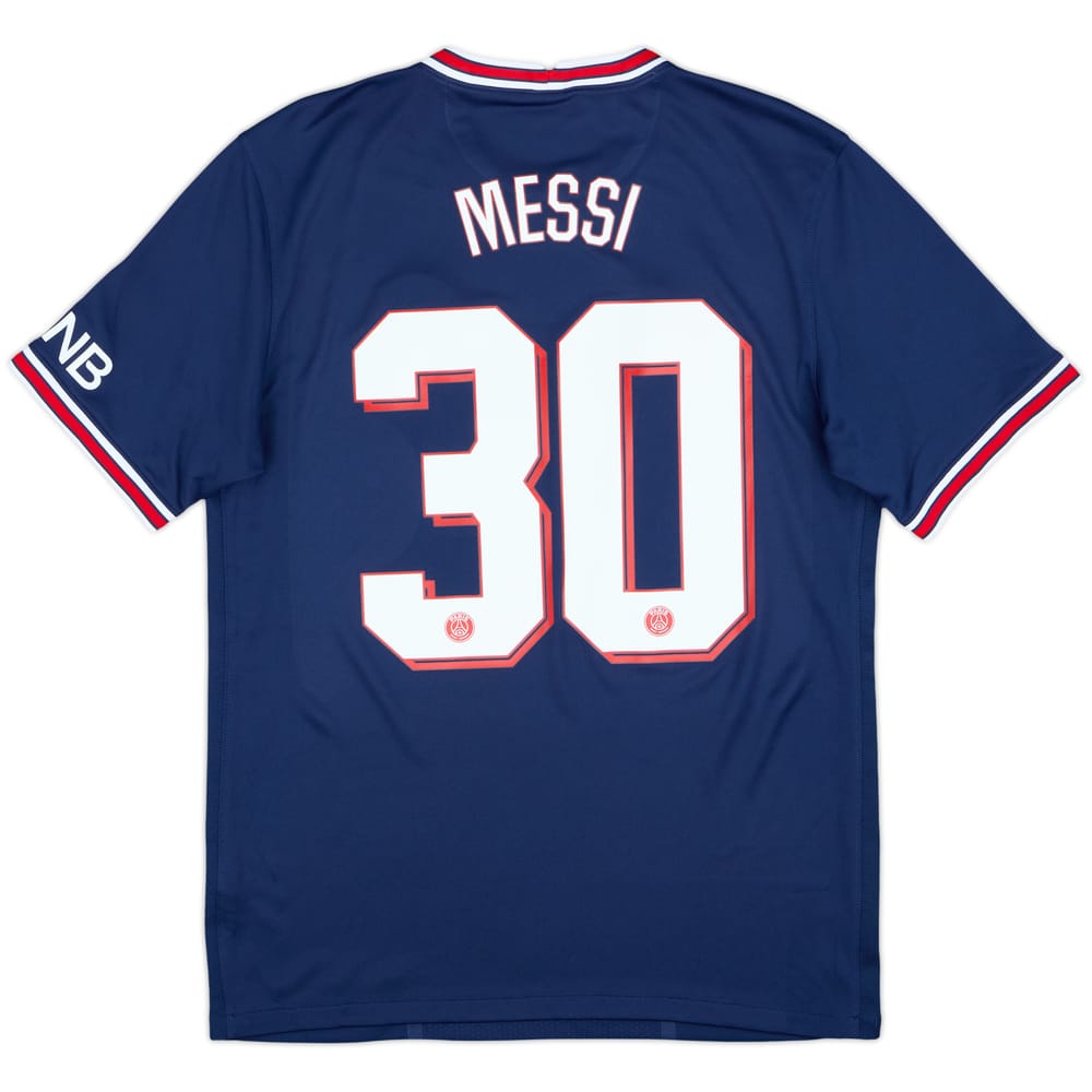 2021-22 Paris Saint-Germain Home Shirt Messi #30 - 9/10 - (XL)