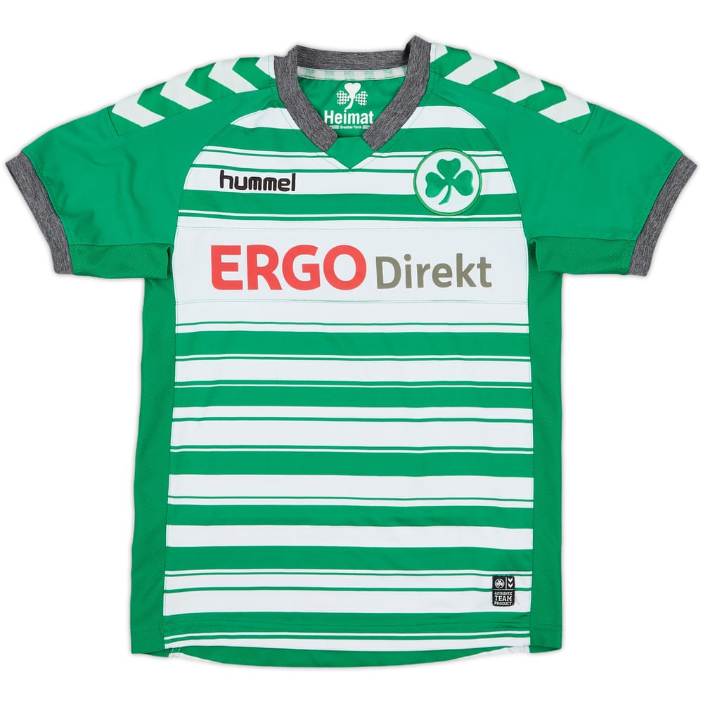 2013-14 Greuther Furth Signed Home Shirt - 6/10 - (M.Boys)