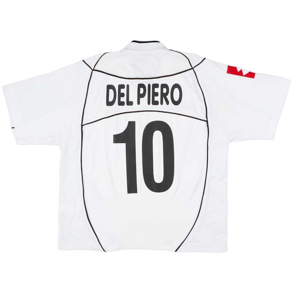 2002-03 Juventus Away Shirt Del Piero #10 - 6/10 - (L)