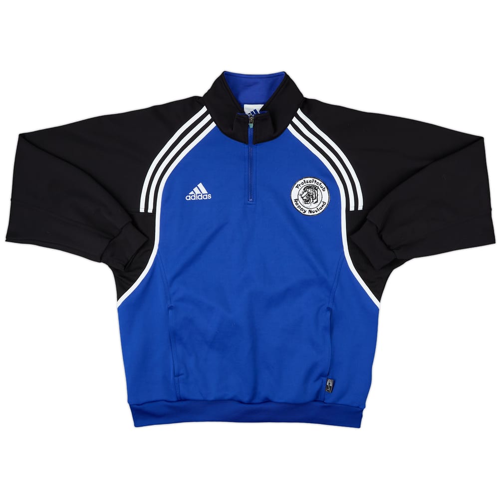 2000-01 adidas Template 1/4 Zip Track Jacket (Freizeitclub) - 7/10 - (L/XL)
