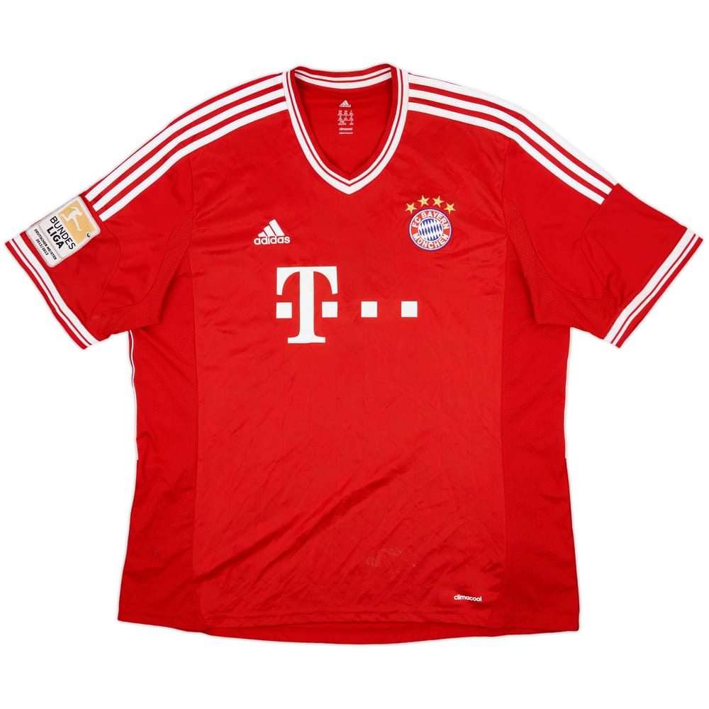 2013-14 Bayern Munich Home Shirt Triple #2013 - 6/10 - (XXL)
