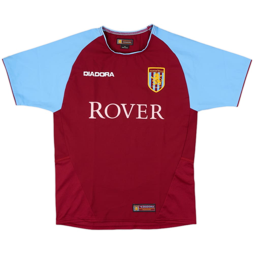 2003-04 Aston Villa Home Shirt - 8/10 - (M.Boys)