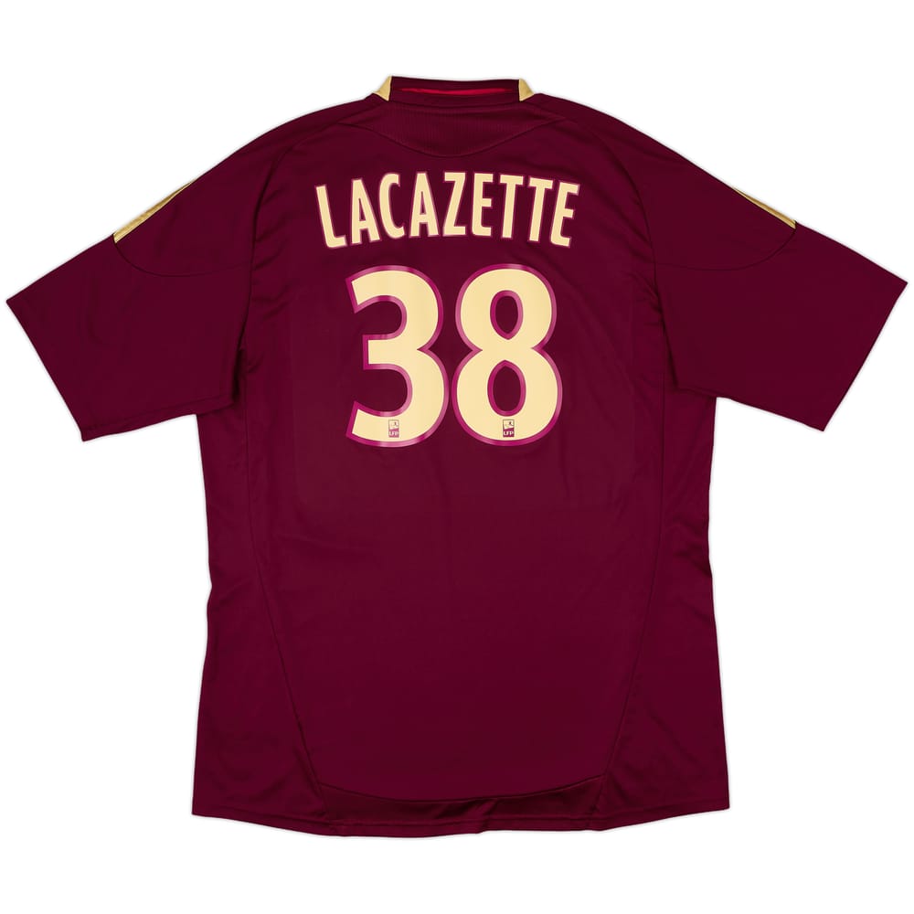 2010-11 Lyon Away Shirt Lacazette #38 - 8/10 - (XL)