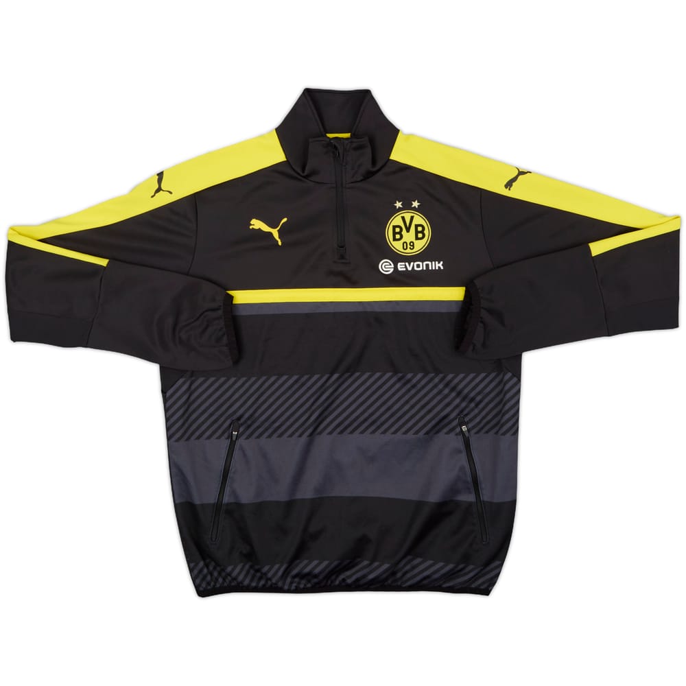 2015-16 Borussia Dortmund Puma 1/4 Zip Training Top - 5/10 - (L)