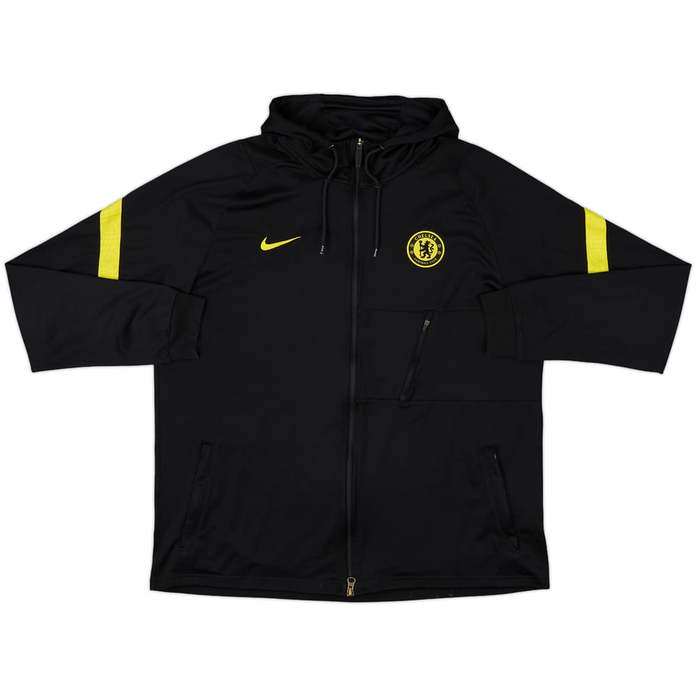 2021-22 Chelsea Nike Hooded Track Jacket - 8/10 - (XL)