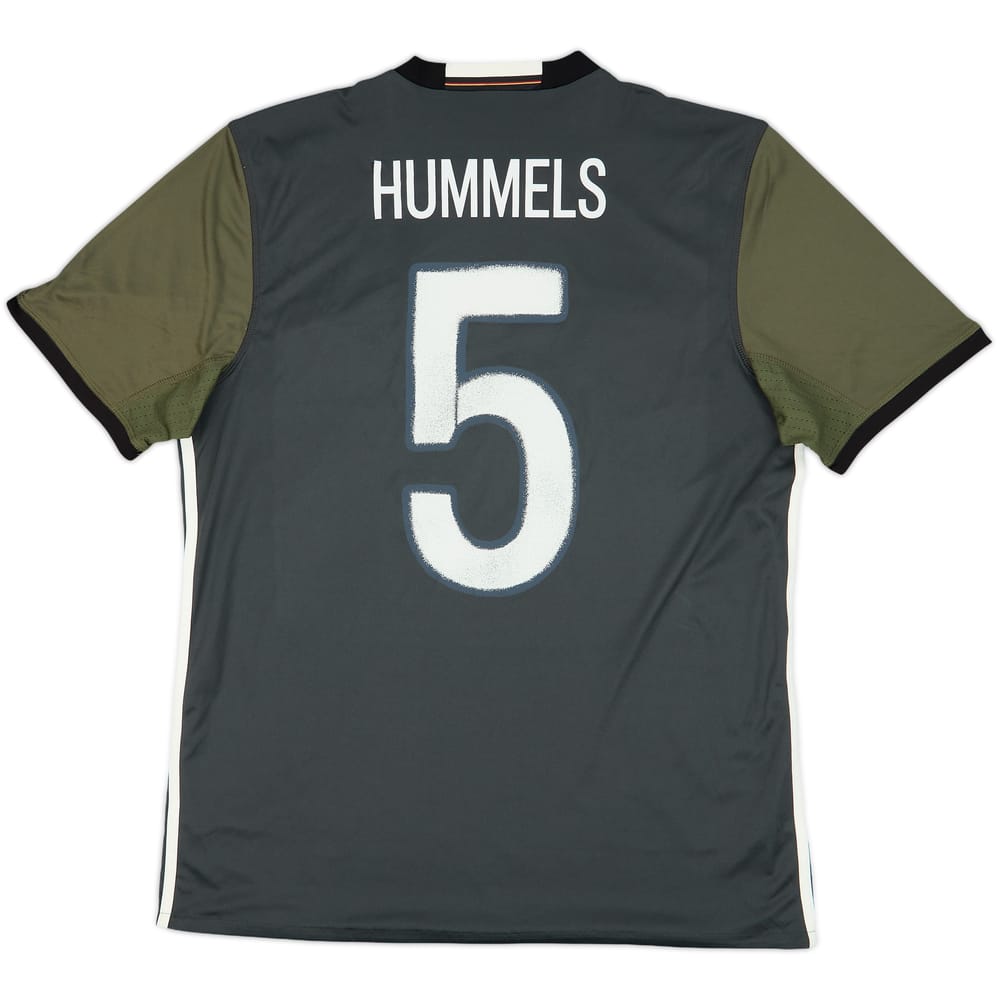 2015-17 Germany Away Shirt Hummels #5 - 10/10 - (L)