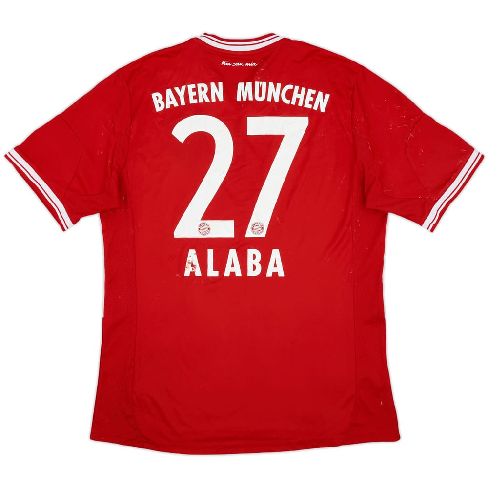 2013-14 Bayern Munich Home Shirt Alaba #27 - 4/10 - (L)