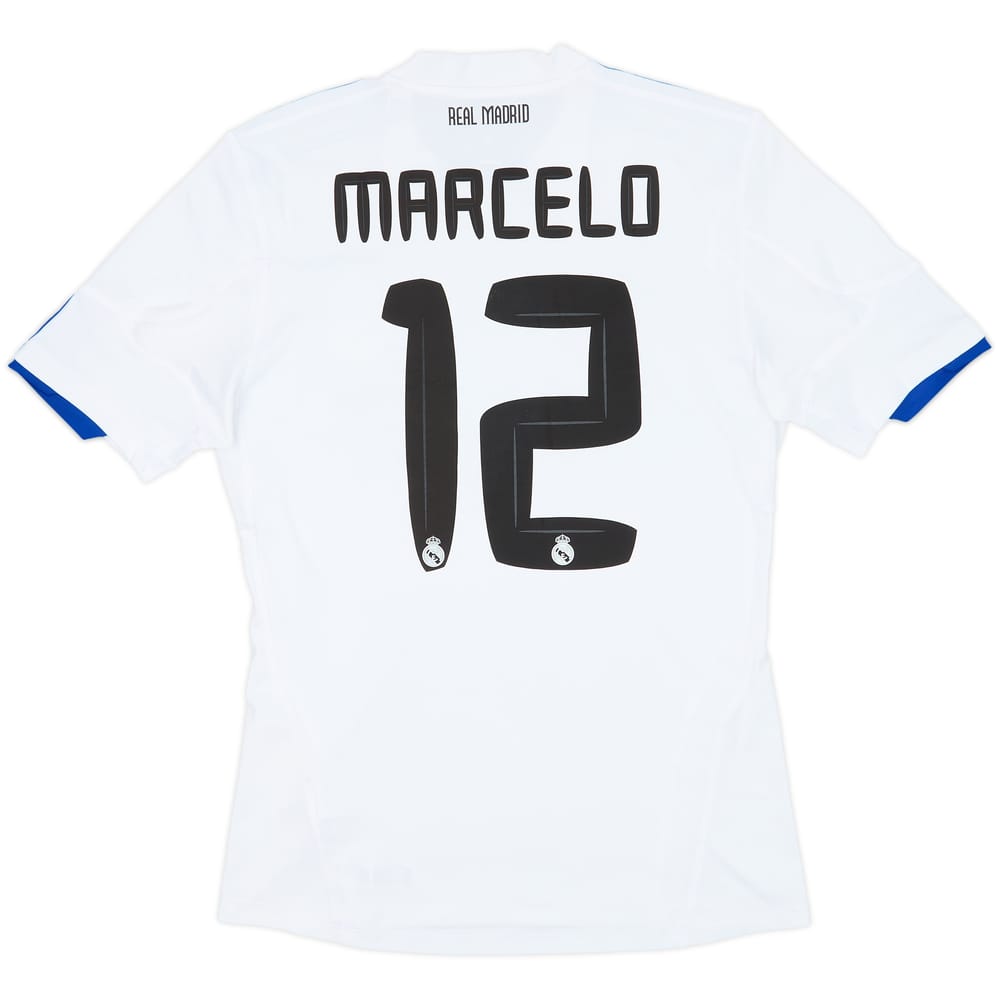 2010-11 Real Madrid Home Shirt Marcelo #12 - 4/10 - (S)