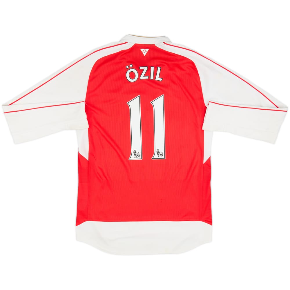 2015-16 Arsenal Home L/S Shirt Ozil #11 - 8/10 - (M)