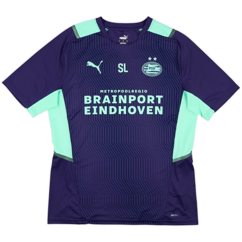 2021-22 PSV Puma Staff Issue Training Shirt SL - 8/10 - (L)