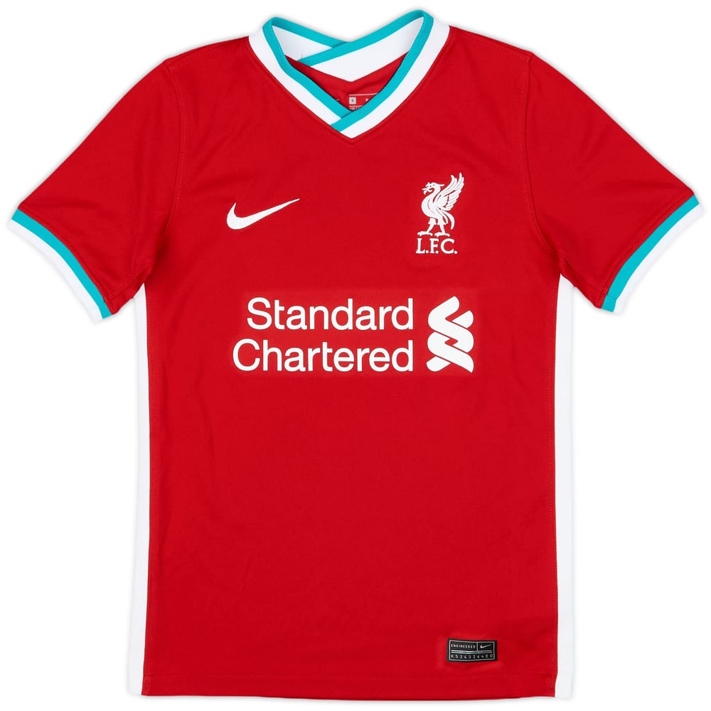 2020-21 Liverpool Home Shirt - 10/10 - (S.Boys)