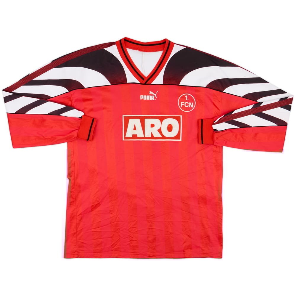1995-96 Nurnberg Home L/S Shirt - 8/10 - (L)