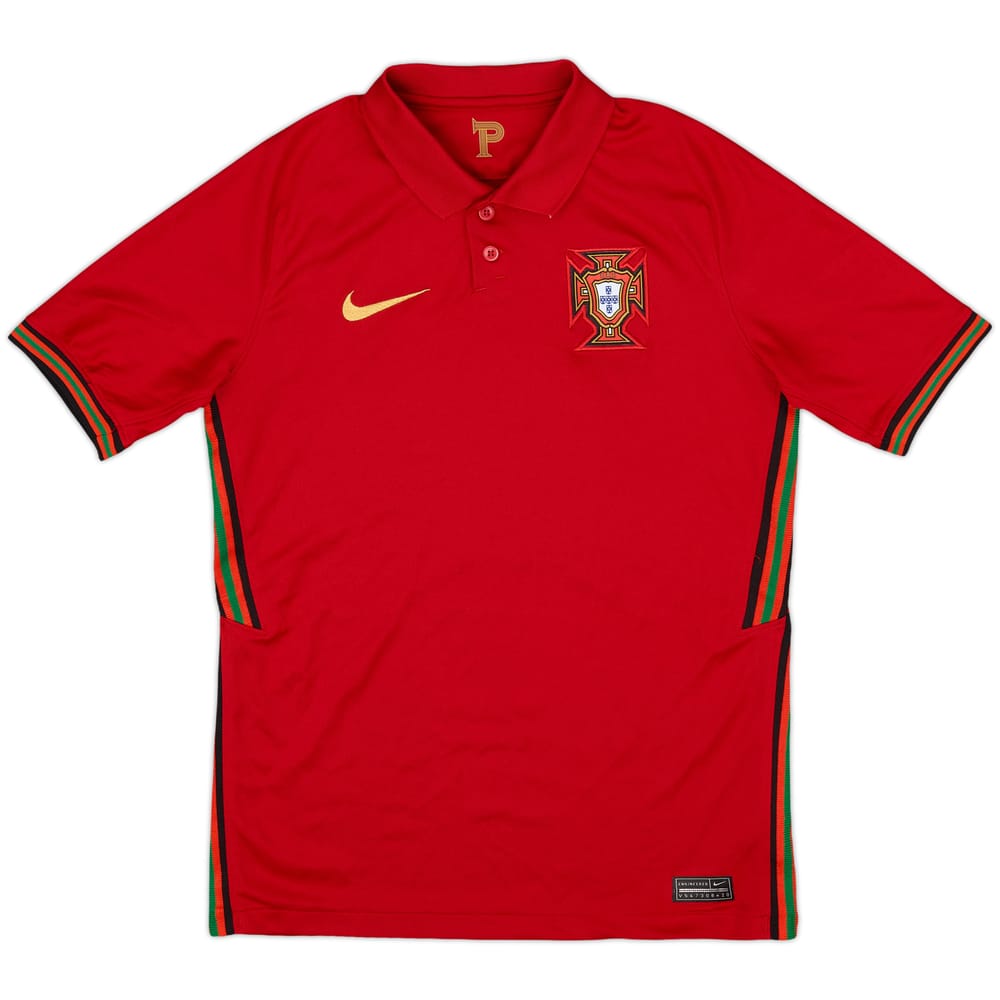 2020-21 Portugal Home Shirt - 9/10 - (L.Boys)