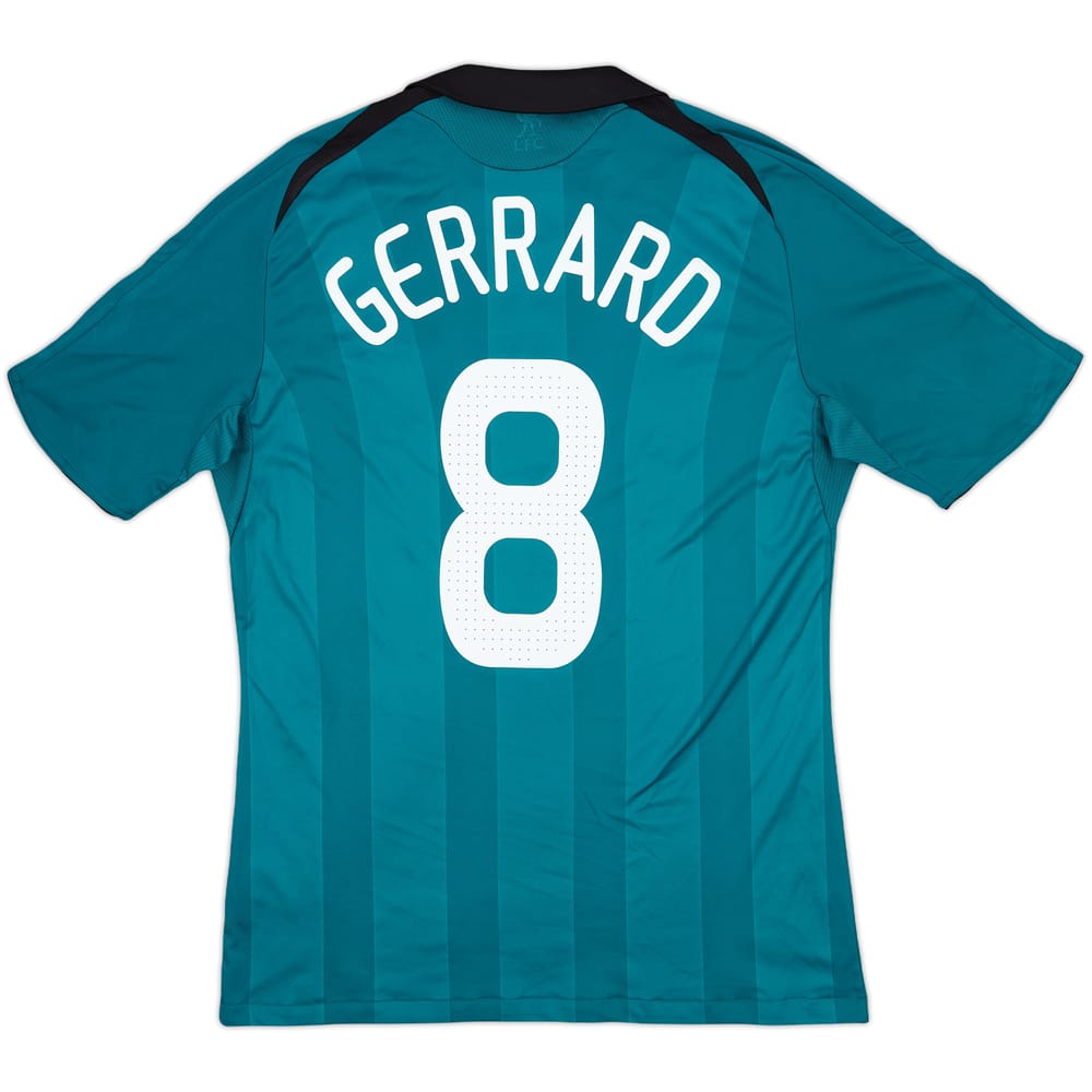 2008-09 Liverpool Third Shirt Gerrard #8 - 8/10 - (M)