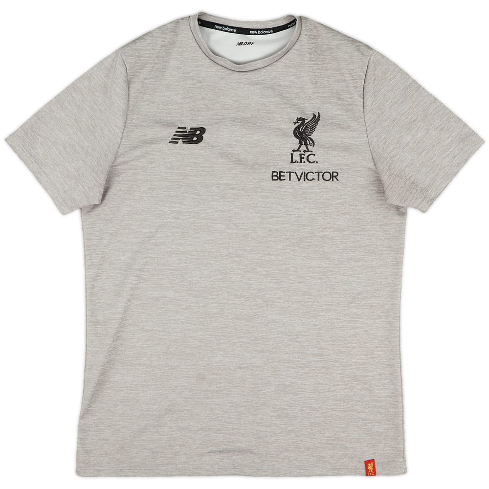 2017-18 Liverpool New Balance Training Shirt - 9/10 - (M)