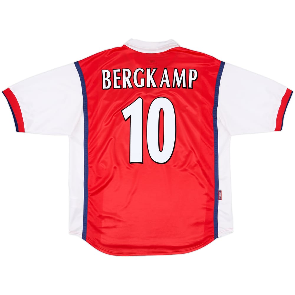1998-99 Arsenal Home Shirt Bergkamp #10 - 7/10 - (XL)