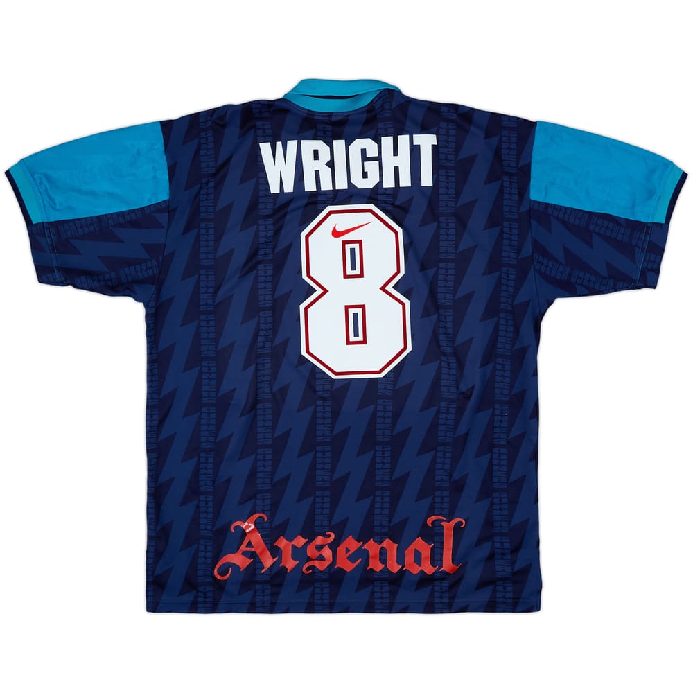 1994-95 Arsenal Away Shirt Wright #8 - 8/10 - (XL)