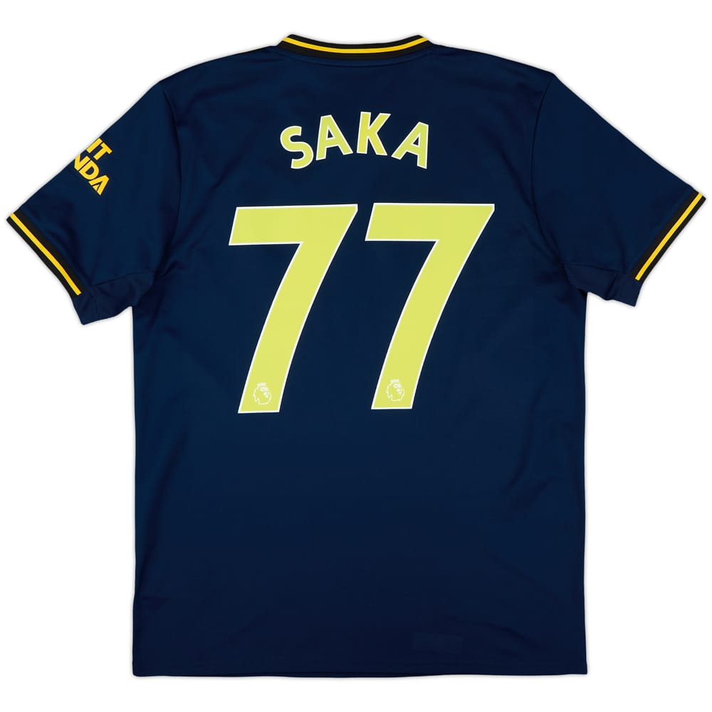 2019-20 Arsenal Third Shirt Saka #77 - 9/10 - (M)